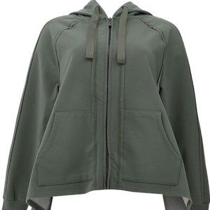 NWT‎ DG2 BY DIANE GILMAN DG DOWNTIME FLUTTER BACK KNIT FLEX HOODIE SAGE SMALL